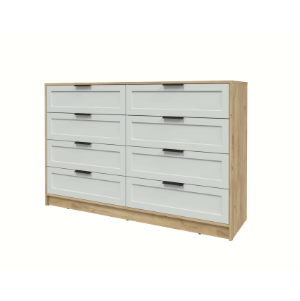 Kомод Тренд КТ-К157 (Дуб золотой ЛДСП/ Грэй ЛМДФ) Ш1565 В1020 Г451